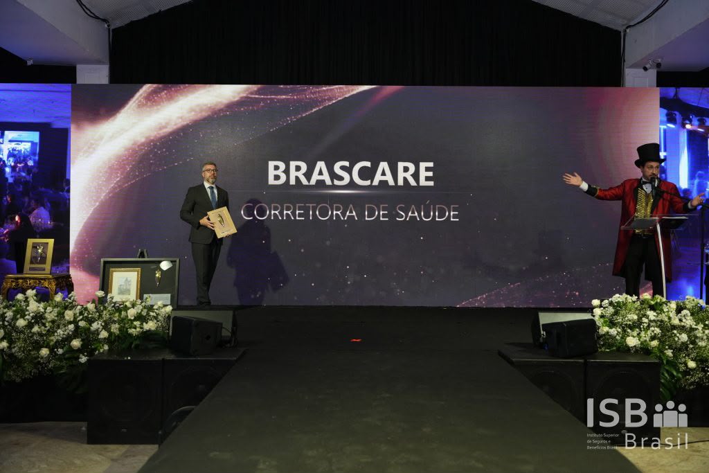 Anúncio da BrasCare como Corretora de Saúde vencedora